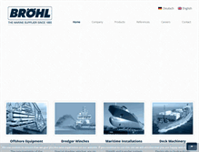 Tablet Screenshot of broehl.com
